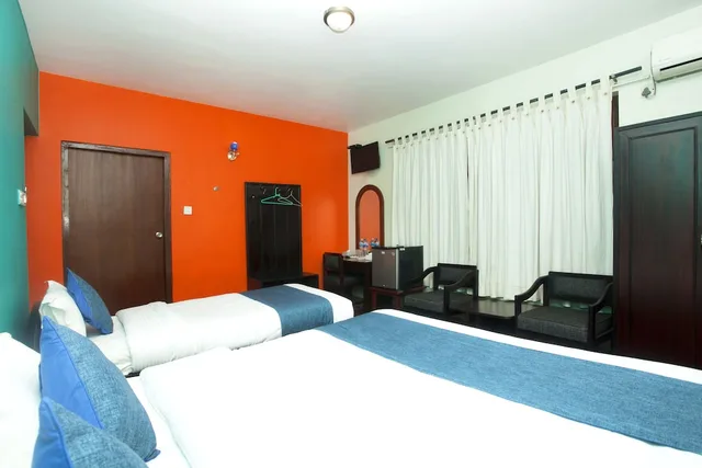 غرفة عائلية بسرير كوين وسرير فردي بشرفة، Hotel Horizon 2/7