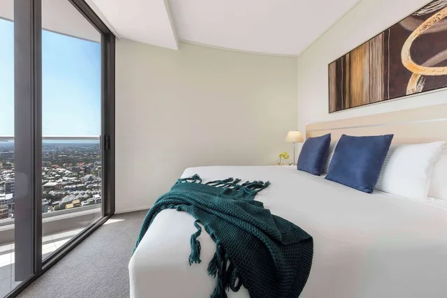 شقة بسرير كوين بغرفة نوم واحدة، Oaks Brisbane Aurora Suites 4/8