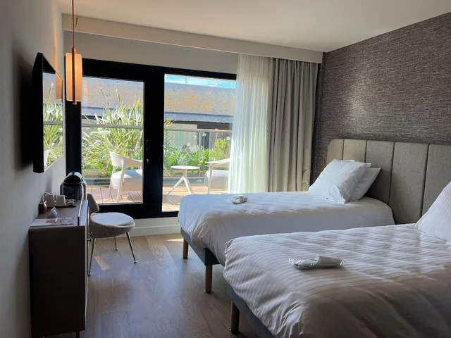 غرفة بريميوم بسرير مزدوج أو سريرين منفصلين، Oceania Saint Malo Hotel 1/2