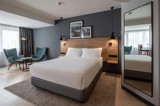 جناح جونيور بسرير كوين في طابق مرتفع، Radisson hotel Baku 3/10