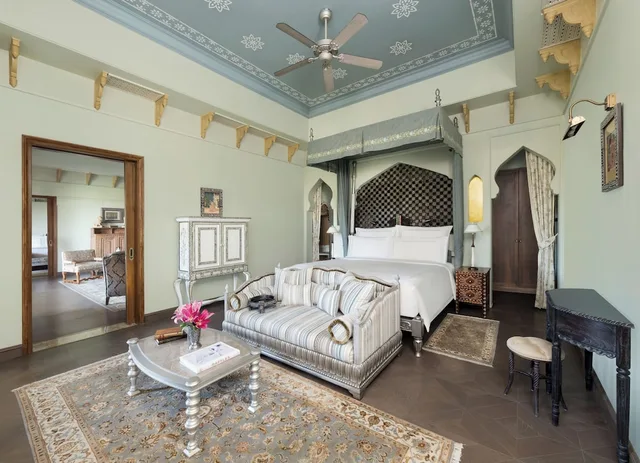 2 Bedrooms, Presidential, Suite, King Bed, Plunge Pool, Balcony، Raffles Jaipur 2/5