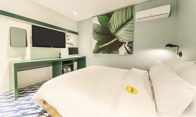 غرفة ديلوكس بسرير مزدوج، Hotel Good Choice Chungjangro 2/5