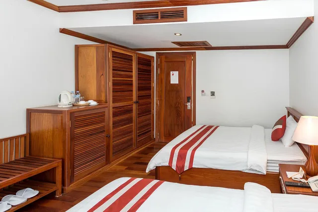 غرفة ديلوكس بسريرين منفصلين بشرفة، Cheathata Cta Hotel Siem Reap 9/10