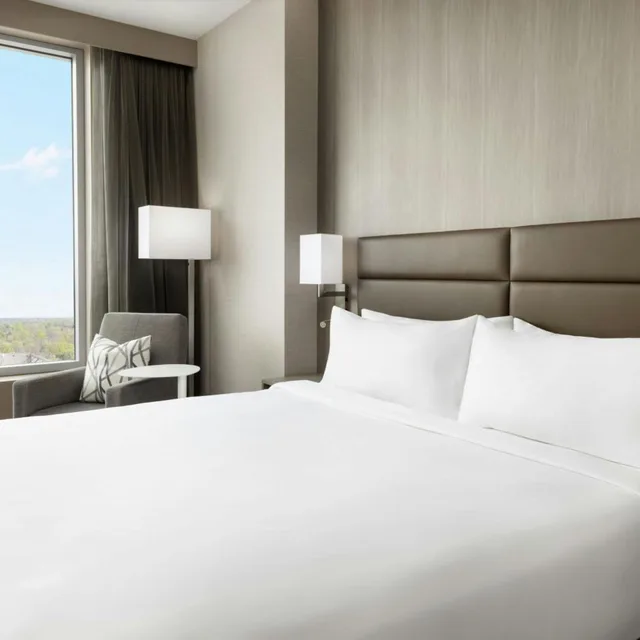 غرفة بسرير كينج بإطلالة على المدينة في طابق مرتفع، AC Hotel by Marriott Bethesda Downtown 2/7