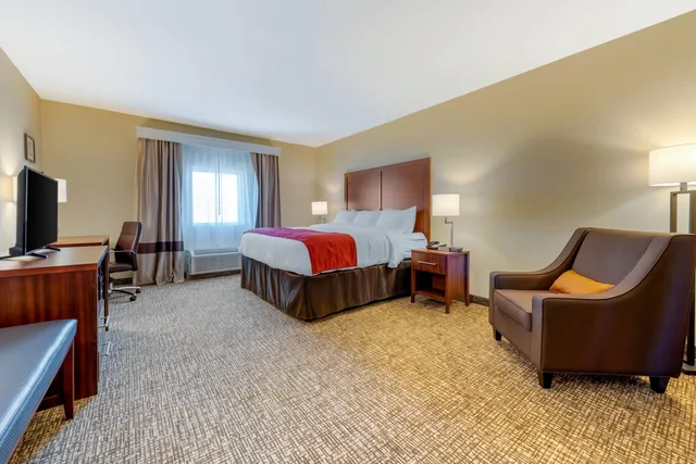 Room, King Bed, Comfort Inn & Suites Michigan City South 2/4