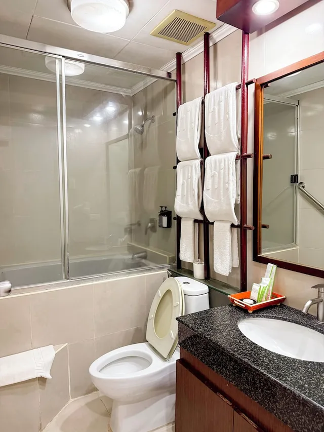 غرفة عائلية بسرير كوين وسرير فردي بغرفتي نوم، Parque Espana Residence Hotel 3/3