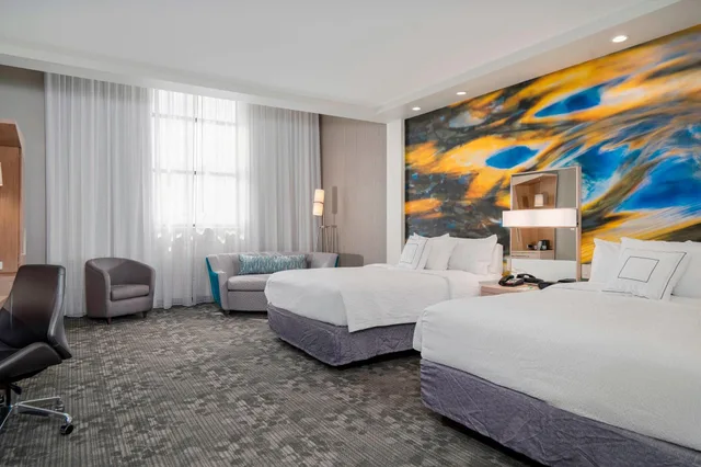 استوديو بسريرين كوين، Courtyard by Marriott Niagara Falls, USA 2/10