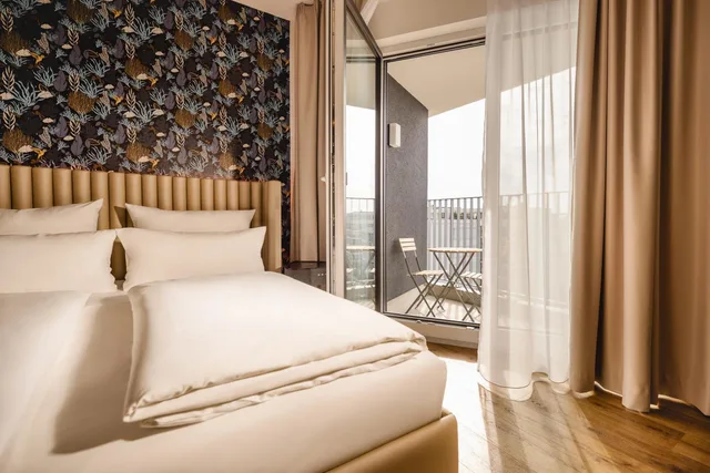 غرفة سوبيريور بسرير كينج، Rioca Hafeninsel Posto 8 Hotel 1/1