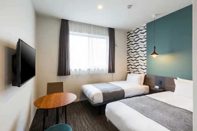 غرفة بسريرين منفصلين، M's Hotel Gojo Odawara 3/5