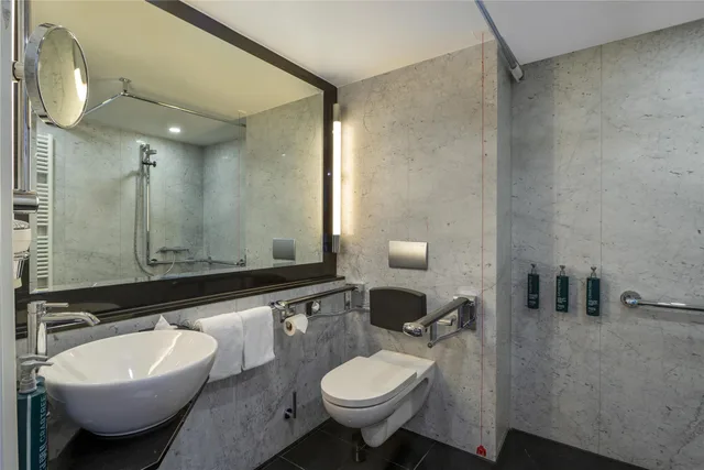 غرفة بسرير كينج لذوي الإعاقة، DoubleTree by Hilton Berlin Ku’damm 1/4