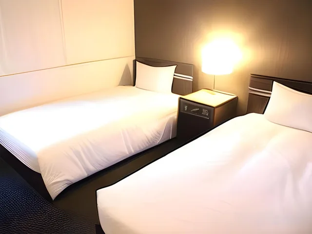 غرفة بسريرين منفصلين للمدخنين، Hotel Livemax BUDGET Naha 1/1