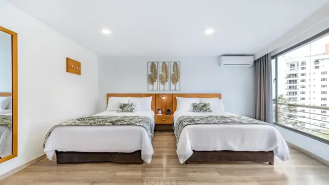 جناح بسريرين منفصلين، Leblon Suites Hotel 1/8