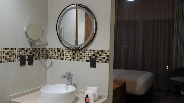 غرفة قياسية بسرير مزدوج بإطلالة على الحديقة، Hotel Gafsacomm Tulum Aeropuerto 7/8