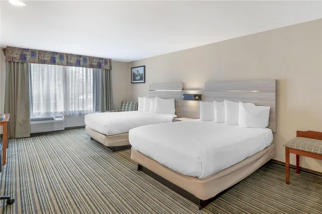 جناح بسريرين مزدوجين بحوض استحمام لذوي الإعاقة، Best Western Plus Twin View Inn & Suites 1/4