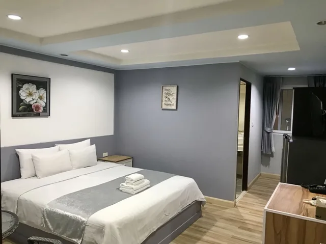غرفة قياسية بسرير مزدوج، The Beach Front Resort Pattaya 1/8