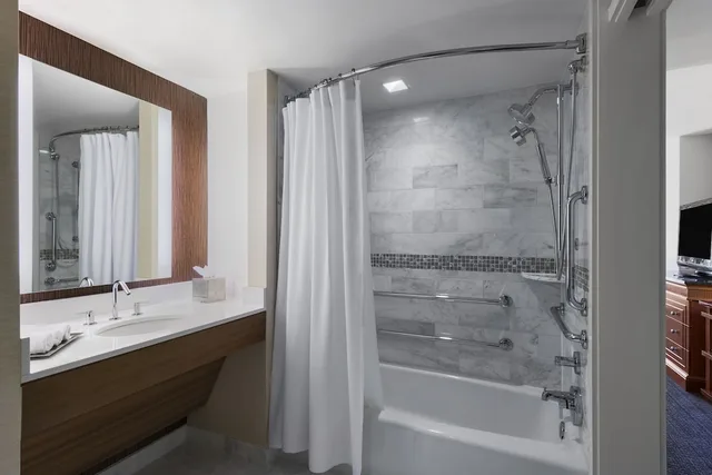 غرفة سيغنتشر بسرير كينج لذوي الإعاقة، Hilton Salt Lake City Center 5/6