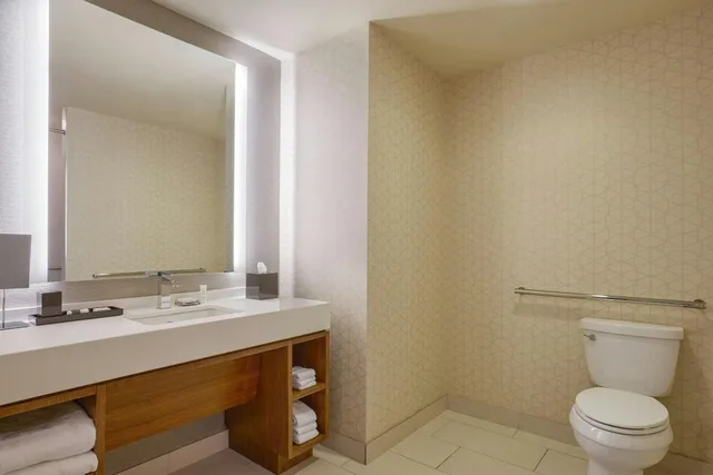 Cosmopolitan, Suite, King Bed, Pool View, Sofa, Corner، MARRIOTT MARQUIS HOUSTON 5/7