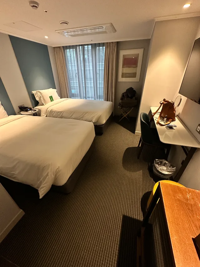 غرفة بسريرين منفصلين، G2 HOTEL MYEONGDONG 1/1