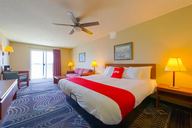 جناح بسرير كينج، Siletz Bay Beachfront Hotel by OYO Lincoln City 4/8