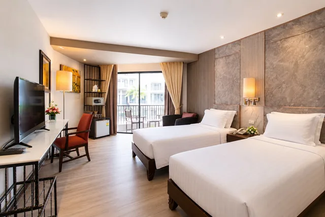 غرفة بريميوم ديلوكس بسرير مزدوج أو سريرين منفصلين، Garden Cliff Resort and Spa 4/10