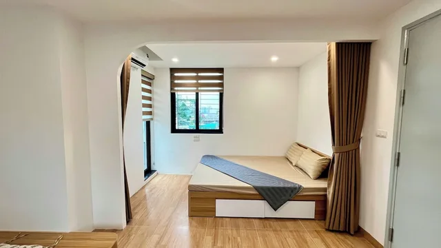 استوديو ديلوكس بسرير مزدوج بشرفة، Era Apartment Tam Da 4/7