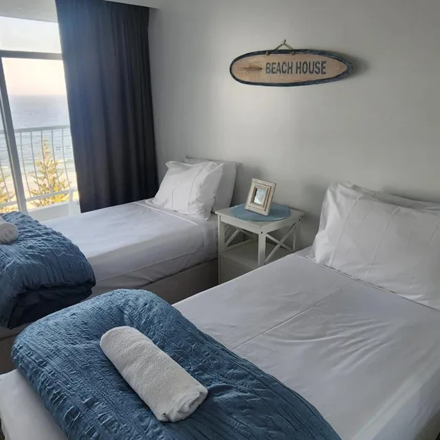 شقة تنفيذية بغرفتي نوم، Burleigh Surf Apartments 10/10