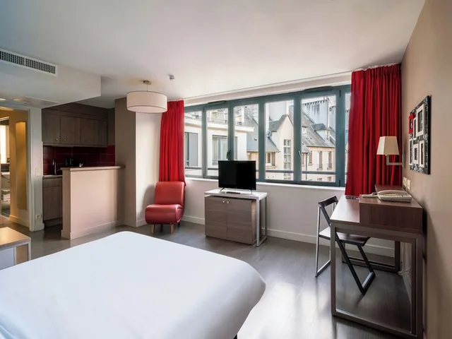 استوديو سوبيريور بسرير كوين بإطلالة على النهر، City O Appart Hotel 3/10