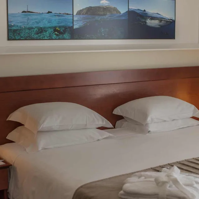 غرفة تنفيذية بسرير مزدوج بإطلالة على البحر، Azoris Faial Garden Resort Hotel 6/6