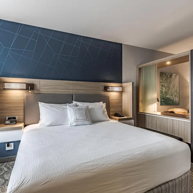 جناح بسرير كينج مع سرير سحّاب إضافي مع أريكة لذوي الإعاقة، SpringHill Suites by Marriott Fort Wayne Southwest 2/4