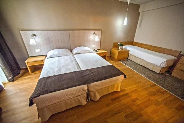 غرفة ديلوكس بسرير مزدوج أو سريرين منفصلين بإطلالة على الحديقة، El Greco Hotel 8/10