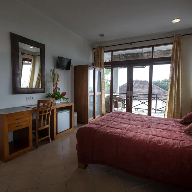 غرفة سوبيريور بسرير مزدوج بإطلالة جزئية على البحر، Ecosfera Hotel 2/9