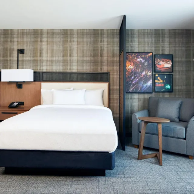استوديو بسرير كوين بإطلالة على المدينة، Residence Inn San Francisco Airport Millbrae Station 4/10