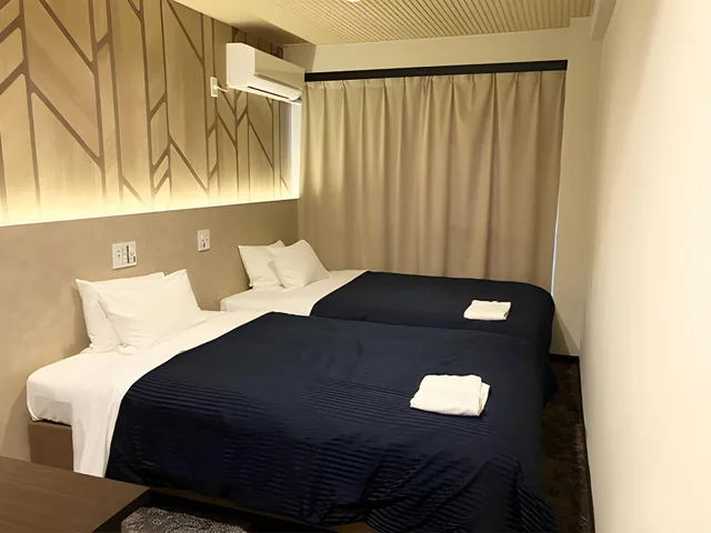 غرفة قياسية بسريرين منفصلين، Hotel Livemax Budget Namba 1/1
