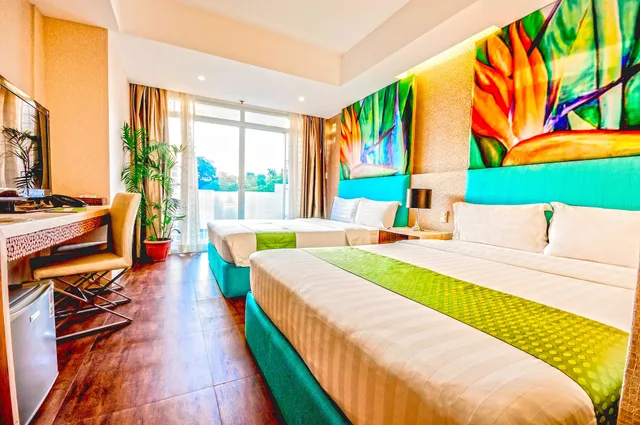 غرفة عائلية بسريرين كوين، Aziza Paradise Hotel 5/7