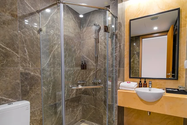 غرفة بسريرين منفصلين بإطلالة على البحر، Wyndham Garden Grandworld Phu Quoc 7/7