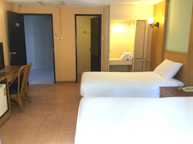 غرفة ديلوكس بسريرين منفصلين بشرفة، PATTAYA AT NINE 1/1