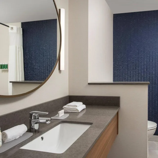 غرفة بسرير كينج بإطلالة على المدينة، Fairfield Inn & Suites by Marriott Nashville Near Vanderbilt 10/10