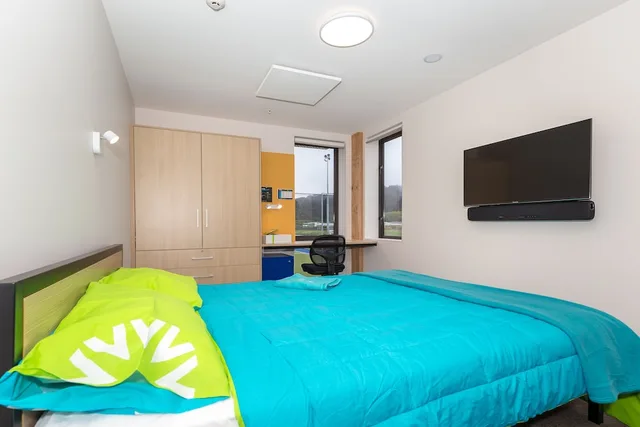 استوديو بسرير كوين بمطبخ صغير، Campus Summer Stays - Otago Village 1/5