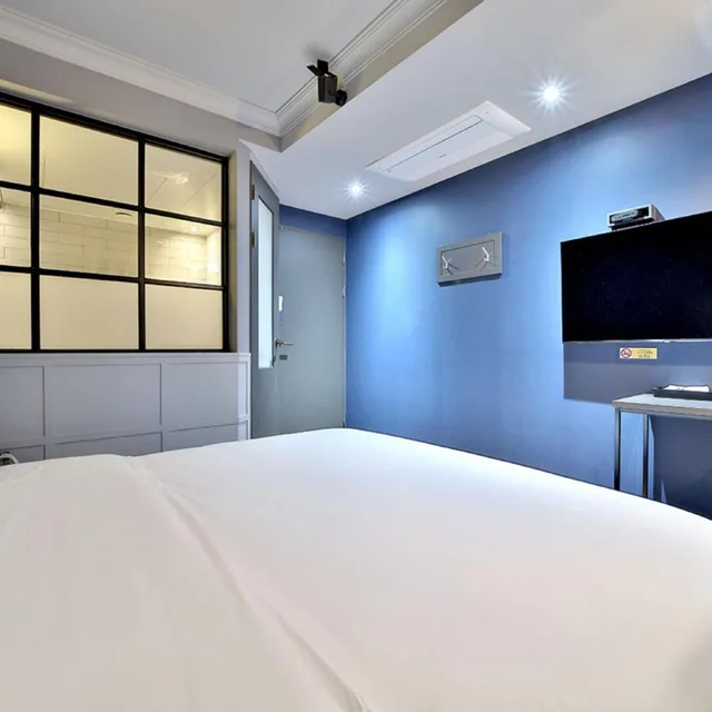 غرفة قياسية بسرير مزدوج، Seomyeon Hound Hotel 1St Street 3/9