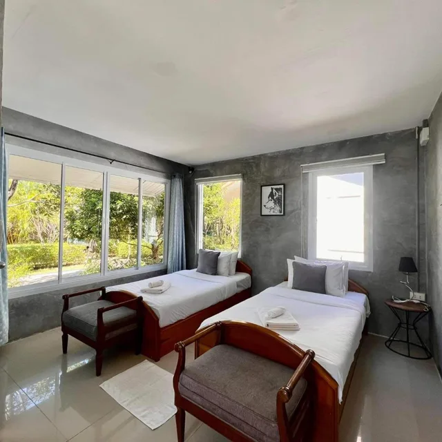 بنغل عائلي، Nithiporn Resort 4/8
