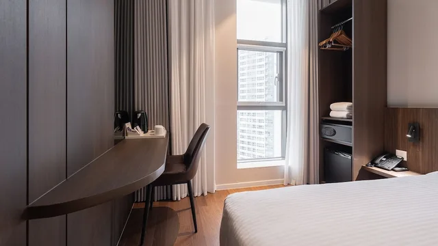 غرفة قياسية بسريرين منفصلين، Central 7 Hotel 6/8