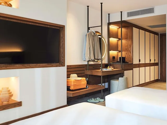 غرفة بسريرين منفصلين بإطلالة على الحديقة، Hyde Bodrum - Adults Only +16 3/5