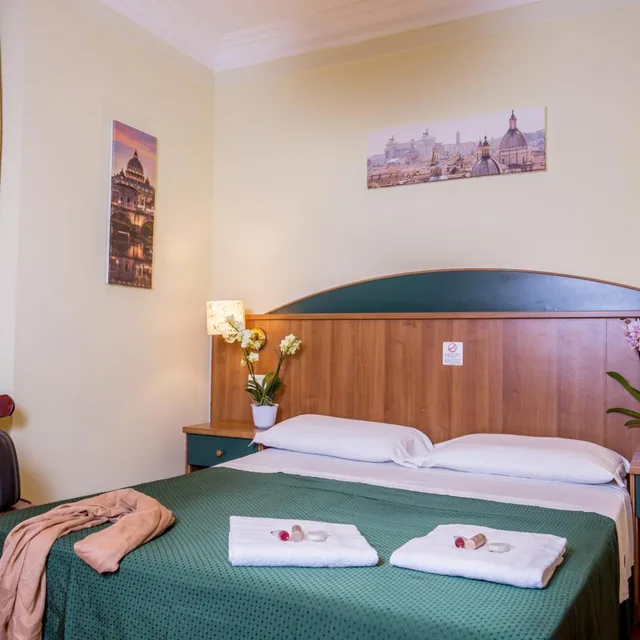 غرفة بسرير مزدوج أو سريرين منفصلين، Hotel Trastevere 2/3