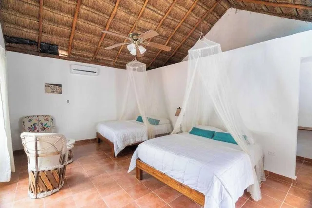 غرفة قياسية بسريرين مزدوجين، Collection O EcoVergel Hotel Boutique Spa in Tulum 1/6