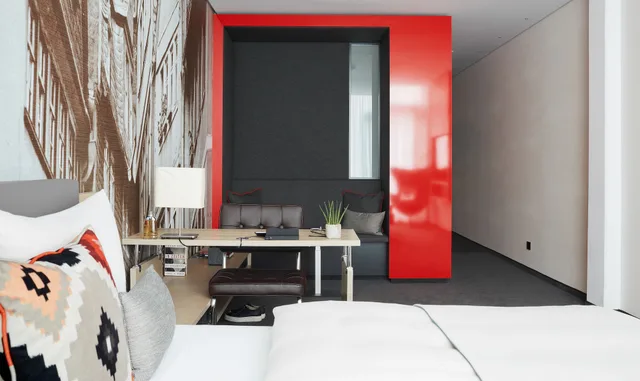 شقة ديلوكس بسرير كوين، Derag Livinghotel Frankfurt 1/2
