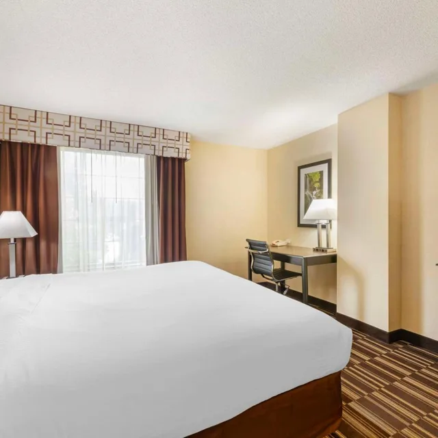 غرفة بسرير كينج بحوض استحمام لذوي الإعاقة، Best Western Plus Victor Inn & Suites 6/8
