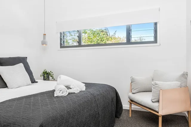 شقة بسرير كينج وسريرين منفصلين بغرفتي نوم، Aloha Villas Byron Bay 6/10