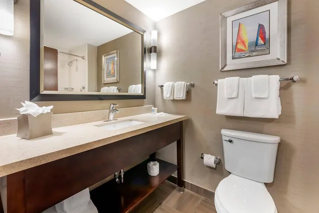 جناح بسرير كينج مع أريكة، Comfort Suites Miami Airport North 9/10
