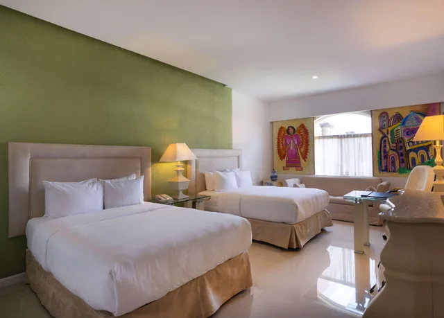 غرفة غراند بسريرين مزدوجين، MM Grand Hotel Puebla, Tapestry Collection by Hilton 1/2