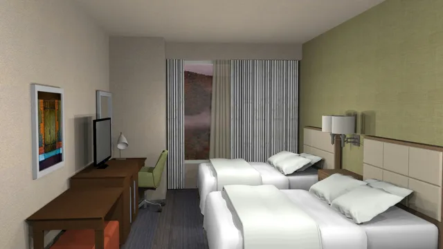 غرفة بسريرين كوين لذوي الإعاقة، Hampton Inn Suites Asheville Biltmore Village 1/7